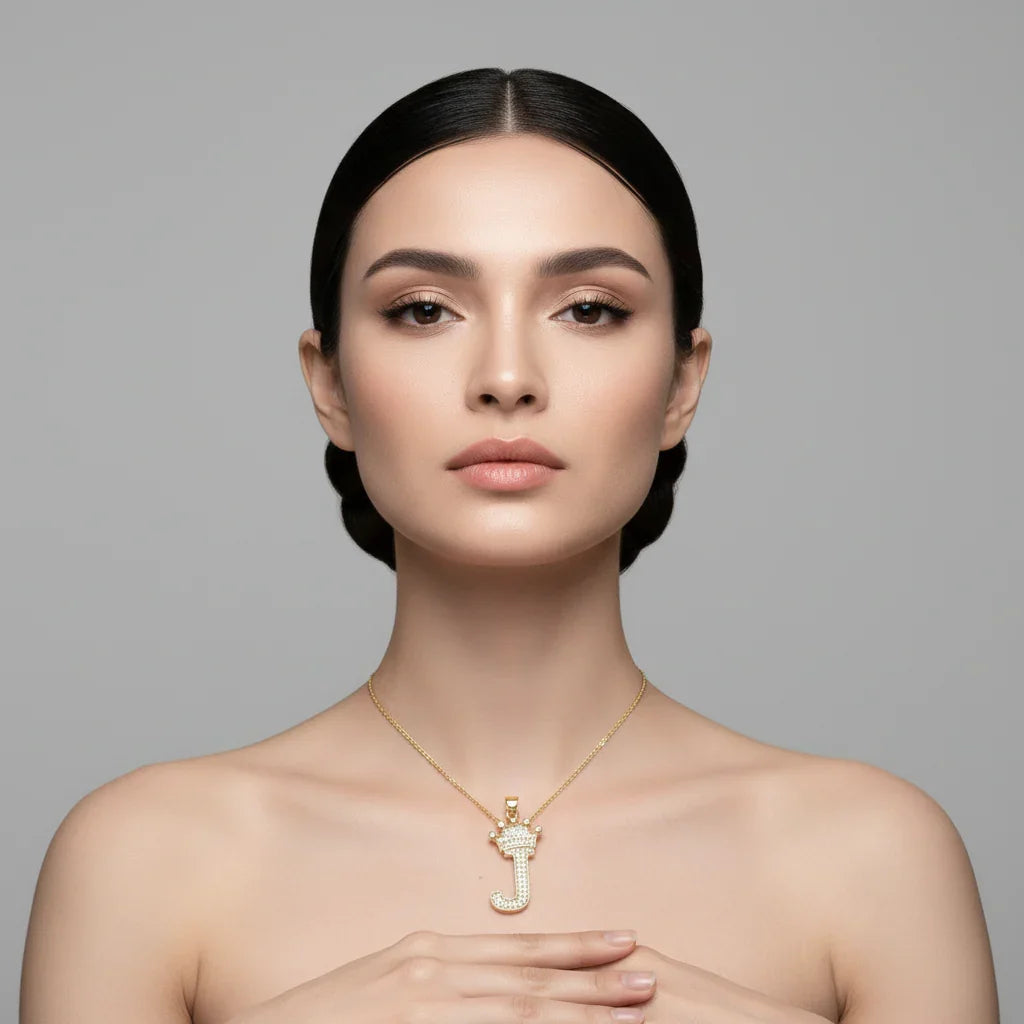 Letter Necklace A–Z, Gold Initial Necklace | Rebooters