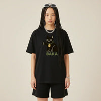 Japan T-Shirt Men's Baka Cat | Rebooters