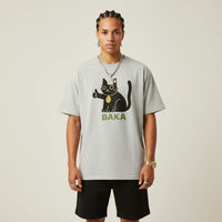 Japan T-Shirt Men's Baka Cat | Rebooters