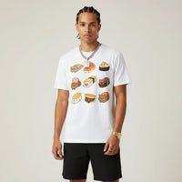 Japan T-Shirt Men’s Cat Sushi Platter | Rebooters