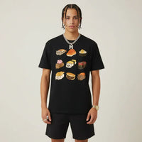 Japan T-Shirt Men’s Cat Sushi Platter | Rebooters