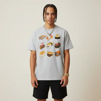 Japan T-Shirt Men’s Cat Sushi Platter | Rebooters