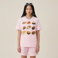 Japan T-Shirt Men’s Cat Sushi Platter | Rebooters