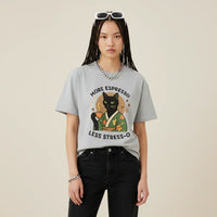 Japan T-Shirt Men’s Espresso Cat Kimono | Rebooters