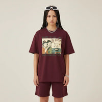 Japan T-Shirt Men’s Funny Cat Sushi Comic | Rebooters