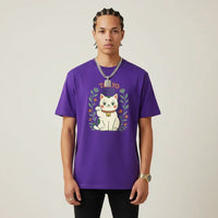 Japan T-Shirt Men’s Lucky Cat Tokyo Flower Market | Rebooters