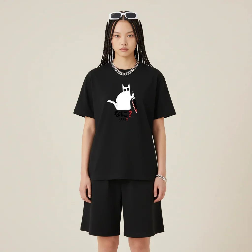 Japan T-Shirt Men’s Nani Cat | Rebooters