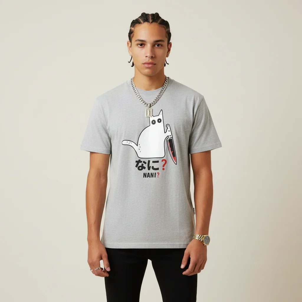 Japan T-Shirt Men’s Nani Cat | Rebooters