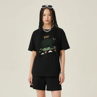 Japan T-Shirt Men’s Skater Cat Bye Graphic | Rebooters