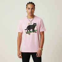 Japan T-Shirt Men’s Skater Cat Bye Graphic | Rebooters