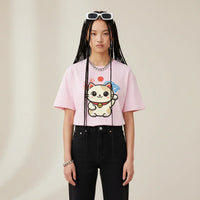 Japan Tokyo Kawaii  T-Maneki-neko Shirt | Rebooters