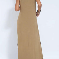 Alison Elegant Sleeveless Draped Maxi Dress for Effortless Style Rebooters Maxi Women's Dresses