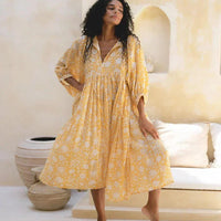 Elegant Kimber Women's Maxi Dress with Floral Print Design Rebooters Maxi Women's Dresses