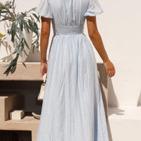 Skyler Women's Flowy Maxi Dress with Long Sleeves - Rebooters -Women's Dresses