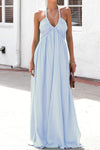 Florence Ruched Maxi Dress with Graceful Cowl Neck and Flowing Skirt for Elegant Occasions Rebooters Maxi Women's Dresses