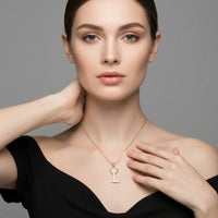 Letter Necklace A–Z, Gold Initial Necklace | Rebooters