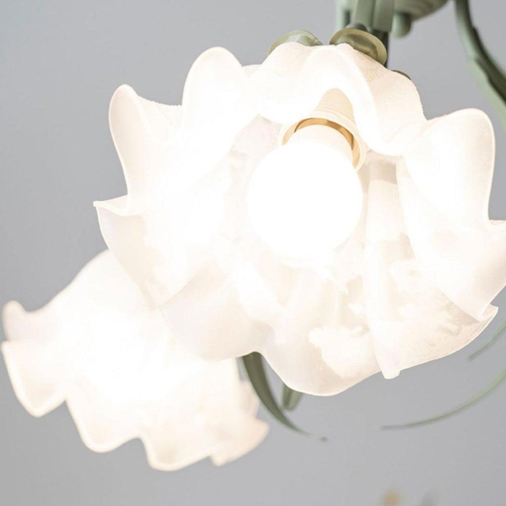 Vintage Bell Orchid Living Room Chandelier Design Light | Rebooters - Rebooters
