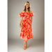 Mabel Flowing Off-Shoulder Maxi Dress with Vintage Puff Sleeves