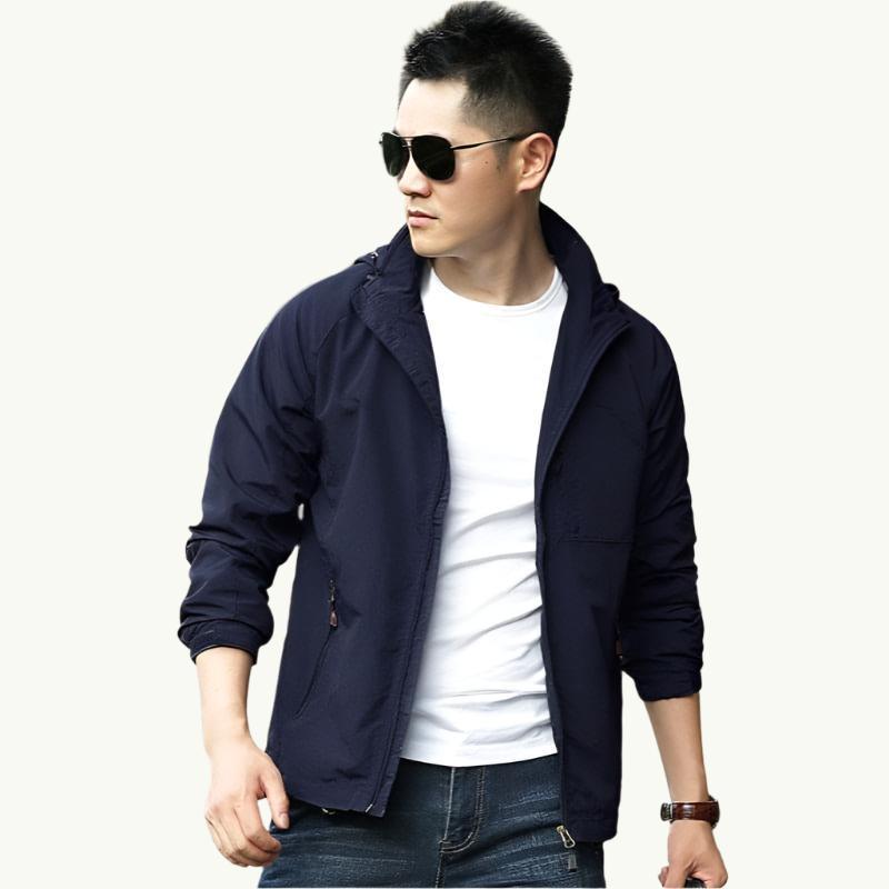 Maximiliano Men's Hooded Classic Casual Jacket for All Weather - Rebooters