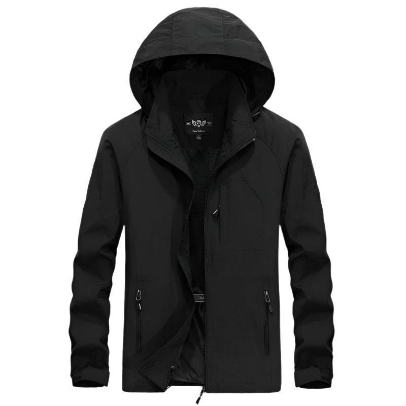 Maximiliano Men's Hooded Classic Casual Jacket for All Weather - Rebooters