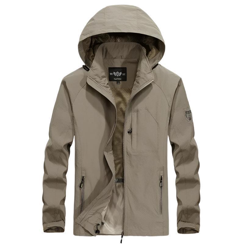 Maximiliano Men's Hooded Classic Casual Jacket for All Weather - Rebooters