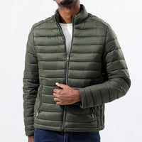 Men's Puffer Jacket - Lightweight Warm Windproof Casual Down - Rebooters