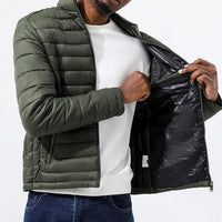 Men's Puffer Jacket - Lightweight Warm Windproof Casual Down - Rebooters