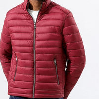 Men's Puffer Jacket - Lightweight Warm Windproof Casual Down - Rebooters