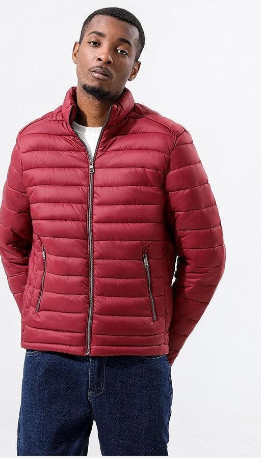 Men's Puffer Jacket - Lightweight Warm Windproof Casual Down - Rebooters