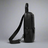 Men’s Black Shoulder Messenger Bag | Rebooters