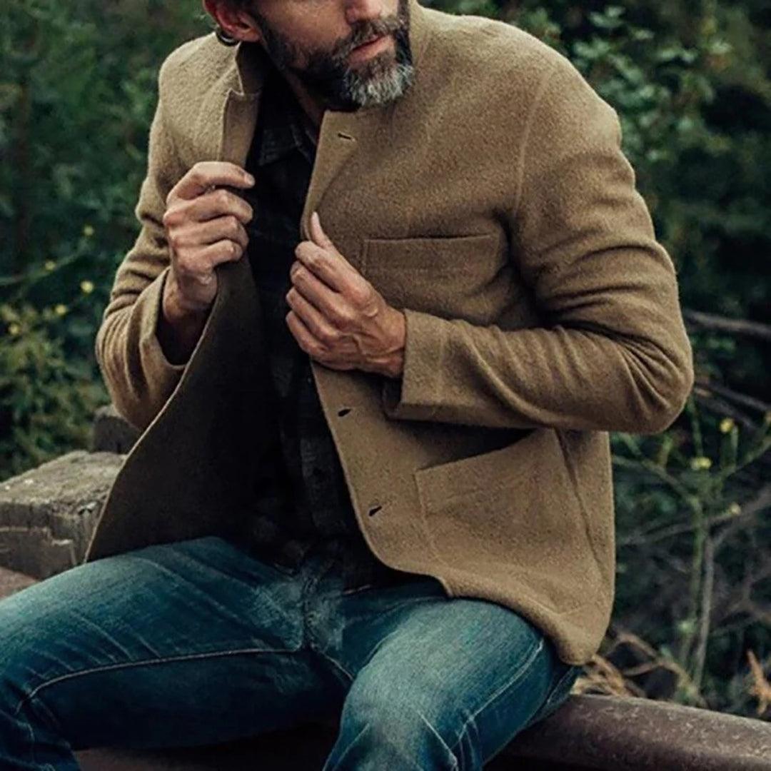 Men's Casual Button-Up Jacket Mateo for Modern Style - Rebooters
