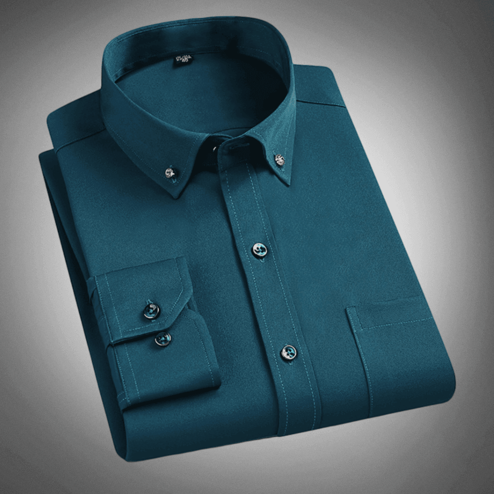 Men's Cotton Long-Sleeved Shirt | David for All-Day Comfort Rebooters Mens Shirts