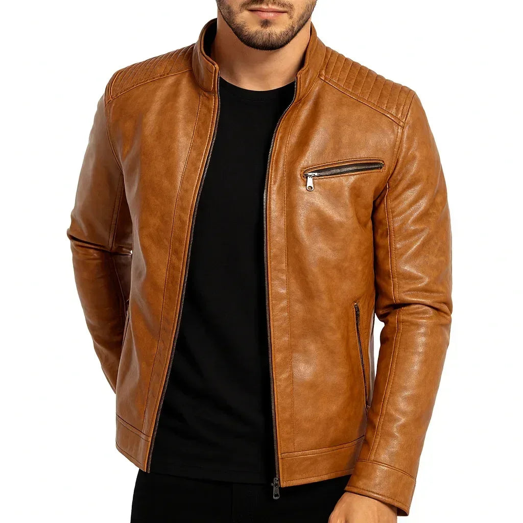Men's Leather Jacket Romeo | Rebooters
