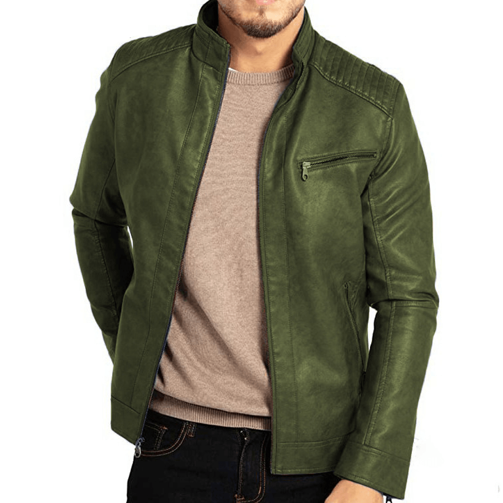 Men's Leather Jacket Romeo for Stylish and Comfortable Wear - Rebooters