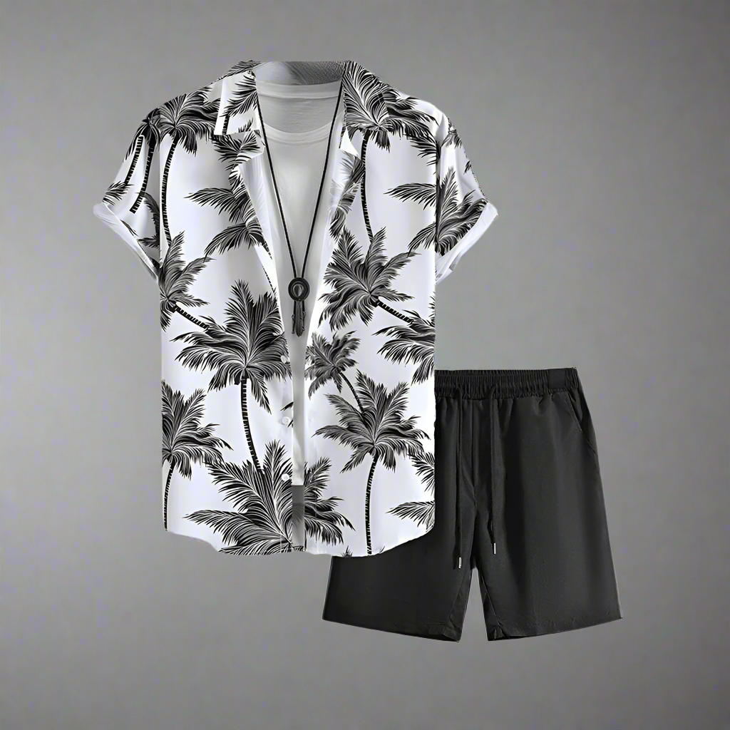 Men's Lightweight Two-Piece Summer Outfit for Effortless Style Rebooters mens 2 piece set