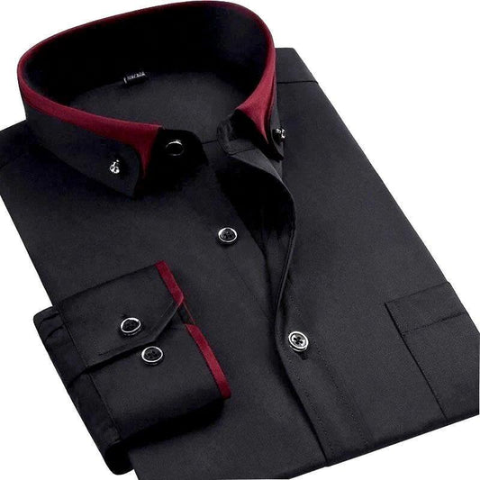 Men's Long-Sleeved Shirt Andres for Timeless Style and Comfort Rebooters Mens Shirts