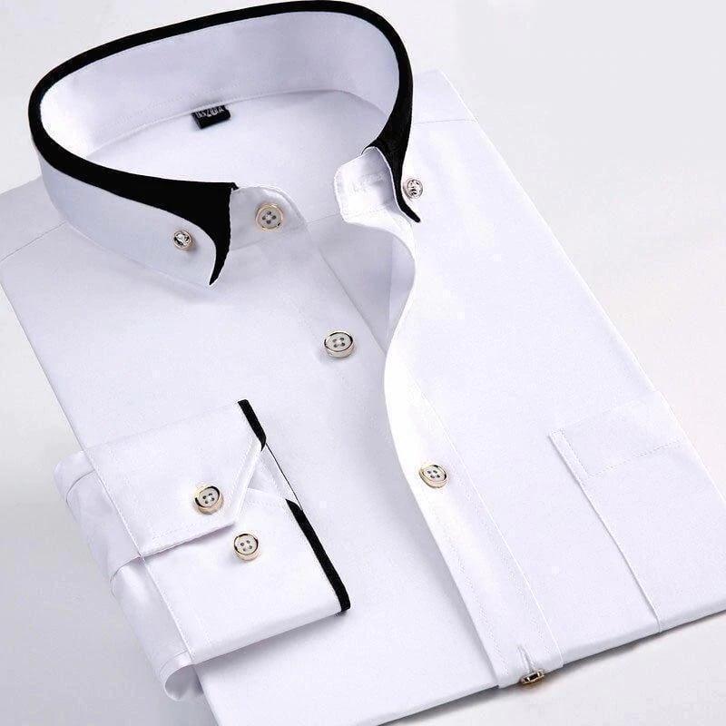 Men's Long-Sleeved Shirt Andres for Timeless Style and Comfort Rebooters Mens Shirts
