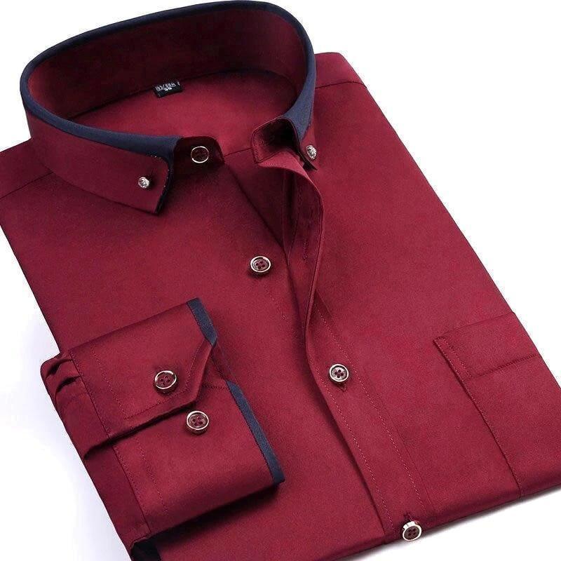 Men's Long-Sleeved Shirt Andres for Timeless Style and Comfort Rebooters Mens Shirts