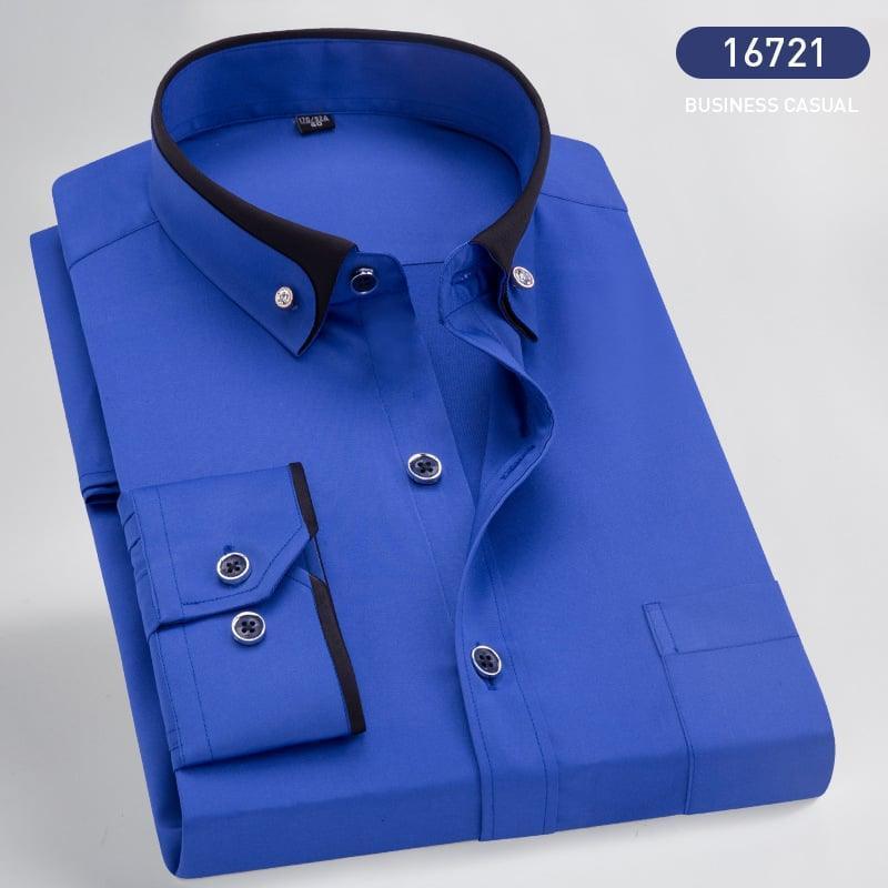 Men's Long-Sleeved Shirt Andres for Timeless Style and Comfort Rebooters Mens Shirts