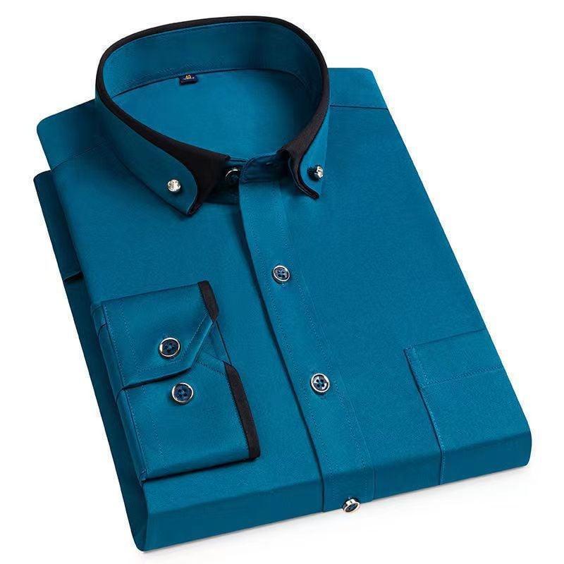 Men's Long-Sleeved Shirt Andres for Timeless Style and Comfort Rebooters Mens Shirts