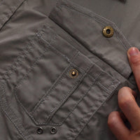 Men's Shirt Cargo Short-Sleeve | Alonso Casual Style Rebooters Mens Shirts