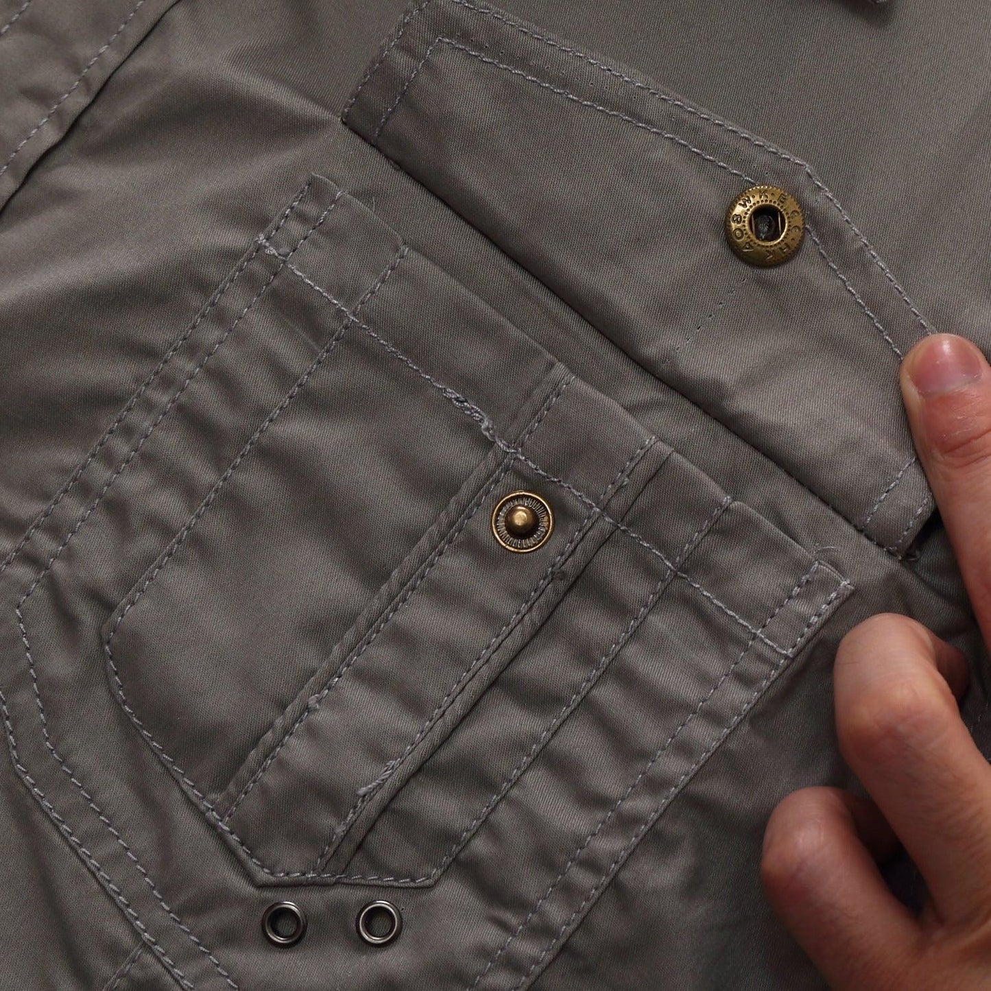 Men's Shirt Cargo Short-Sleeve | Alonso Casual Style Rebooters Mens Shirts