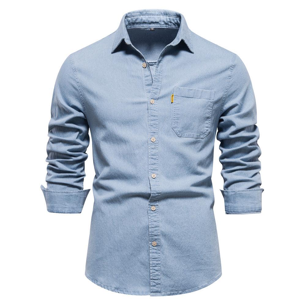 Men's Shirt Denim Casual | Patricio - Rebooters