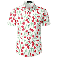 Men's Shirt Hawaiian Short-Sleeve | Santino Casual Wear Rebooters Mens Shirts