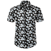 Men's Shirt Hawaiian Short-Sleeve | Santino Casual Wear Rebooters Mens Shirts