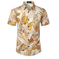 Men's Shirt Hawaiian Short-Sleeve | Santino Casual Wear Rebooters Mens Shirts