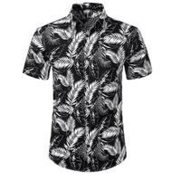 Men's Shirt Hawaiian Short-Sleeve | Santino Casual Wear Rebooters Mens Shirts