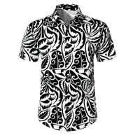 Men's Shirt Hawaiian Short-Sleeve | Santino Casual Wear Rebooters Mens Shirts