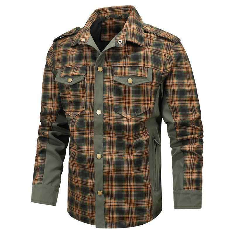 Men's Shirt Jacket Plaid | Alan