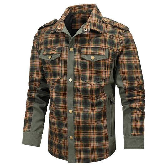 Men's Shirt Jacket Plaid | Alan - Comfortable Outerwear Rebooters Mens Shirts
